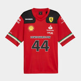 Lewis Hamilton “44” Ferrari F1-Inspired Football Jersey